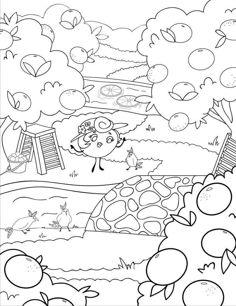 Waffle Smash coloring page of Citrus Creek