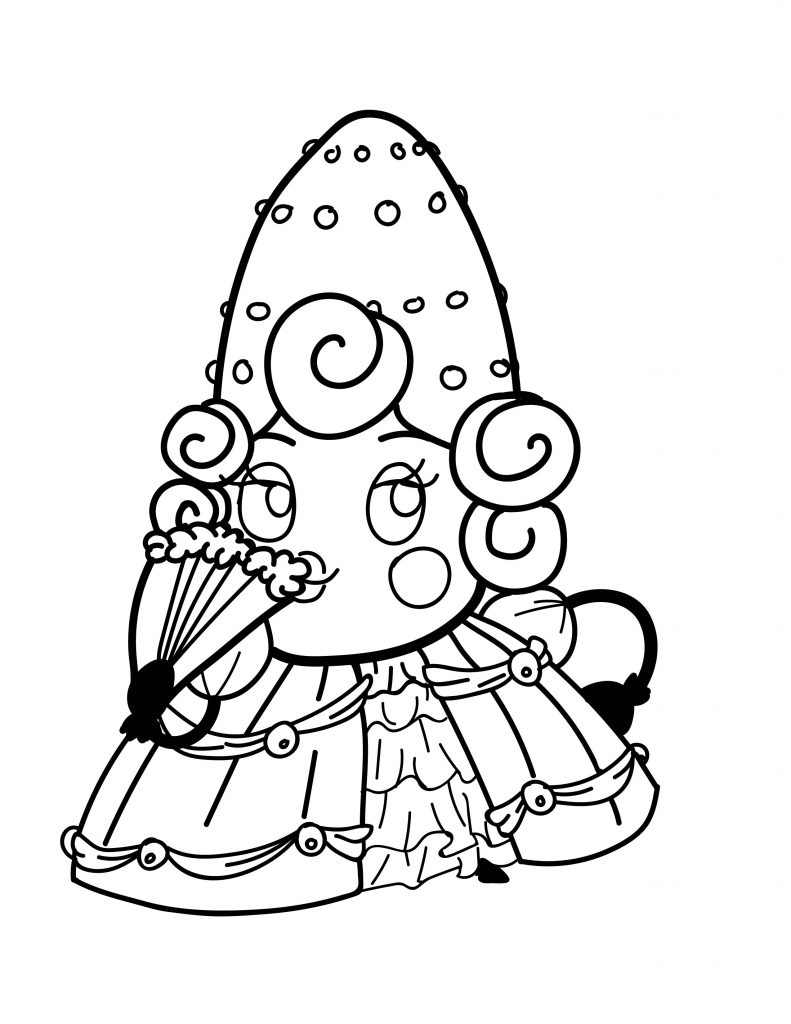 Waffle Smash coloring page of Marie